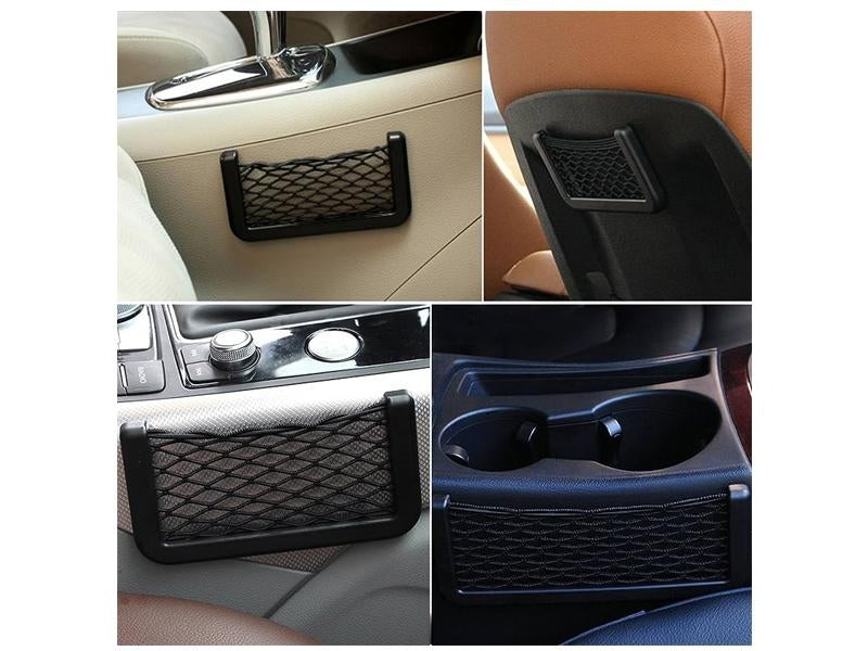 Car Net Pocket Mobile Holder - Usman Accessories