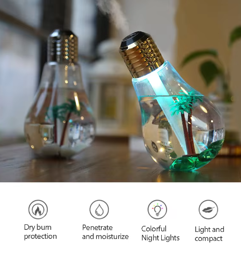 Colorful Lamp Humidifier - Usman Accessories